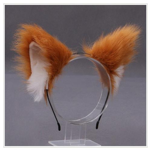 Bandeau De Cheveux D'oreille De Chat En Peluche Kawaii, Vêtements De Sauna, Cosplay Lolita, Accessoires De Cheveux De Renard Animal Mignon, Costume De Fête Pour Fille, Accessoire De Haute Qualité