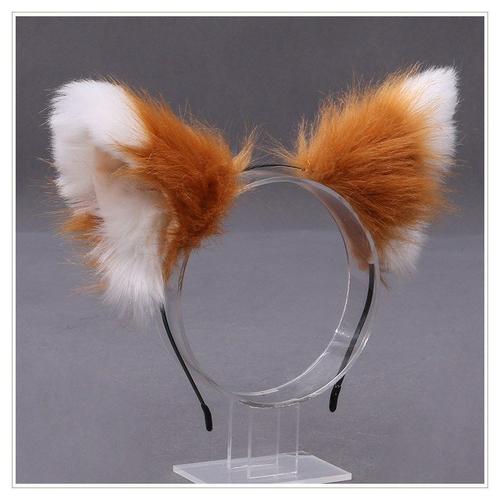 Bandeau De Cheveux D'oreille De Chat En Peluche Kawaii, Vêtements De Sauna, Cosplay Lolita, Accessoires De Cheveux De Renard Animal Mignon, Costume De Fête Pour Fille, Accessoire De Haute Qualité