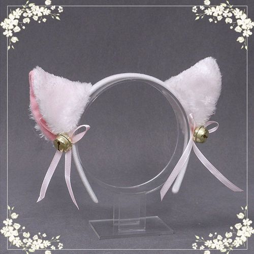 Serre-Tête Oreilles De Chat Anime, Cosplay, Lolita, N¿Ud Papillon, Cloche, Bandeau, Pince À Cheveux, Costume De Fête Mascarade Pour Filles