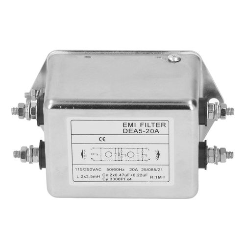 Conditionneur de ligne monophasé AC115V 250V 50 60Hz de filtre EMI de puissance de suppresseur de bruit