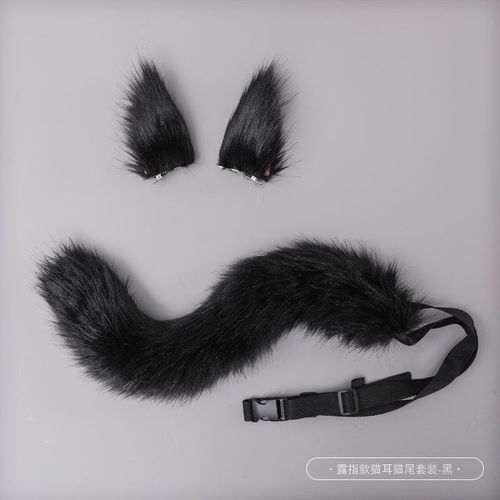 Pince À Cheveux Animal En Peluche Faite À La Main, Queue Trempée, Renard, Oreille De Chat, Vêtements De Sauna, Cosplay Lolita, Fête De Fille, Ensemble Kawaii, Accessoires De Costume