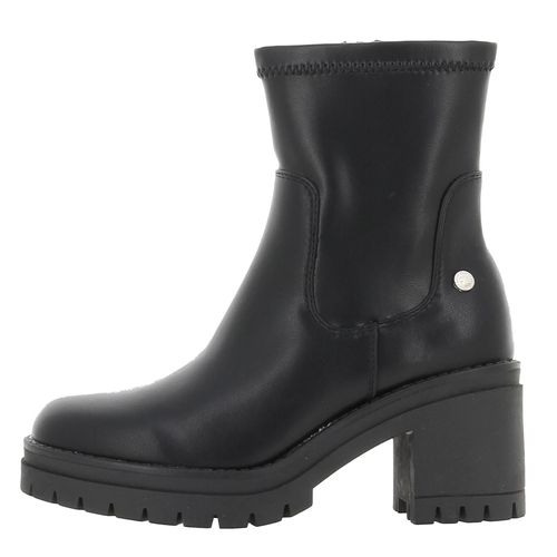 Chaussures Montantes Xti Black Pu Ladies Ankle Boots Noir