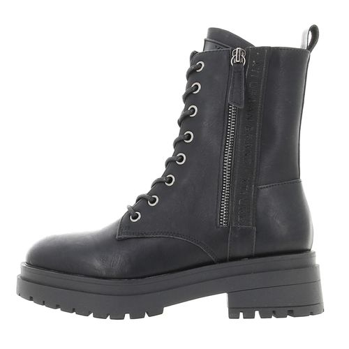Chaussures Montantes Xti Black Pu Ladies Ankle Boots Noir