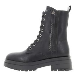 Chaussures Montantes Xti Black Pu Ladies Ankle Boots Noir