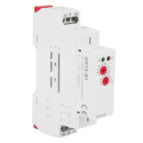 GRT8¿B1 Mini relais temporisé de mise hors tension Type rail DIN AC/DC 12 V   240 V