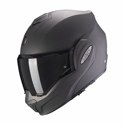 Casque Moto Modulable Scorpion Exo-Tech Evo Solid Ece 22-06 - Anthracite Mat - Xs