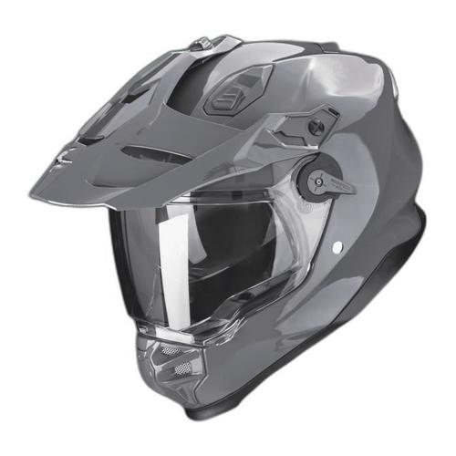 Casque Moto Intégral Scorpion Adf-9000 Air Solid Ece 22-06 - Gris Ciment - Xs