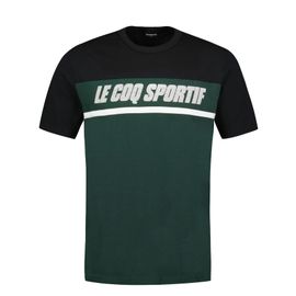 Tee Shirt Manches Courtes Le Coq Sportif Contemporain Sp Tee Ss N1 M Vert Xs