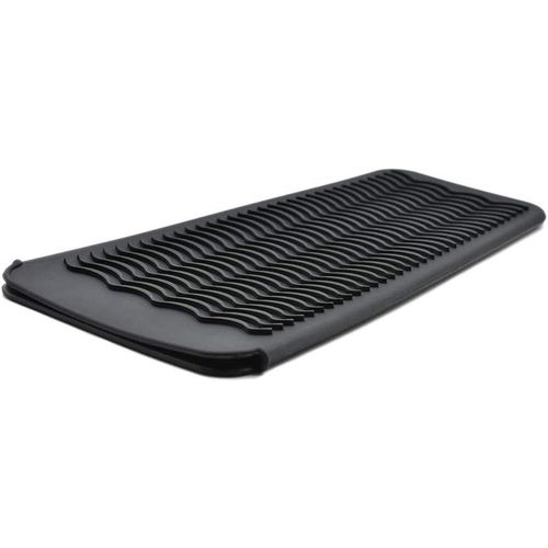 Housse En Silicone Résistant À La Chaleur Pour Fer À Friser,Fer À Lisser,Sèche-Cheveux Et Autres Outils De Coiffure Noir 29 X 14 X 1 Cm