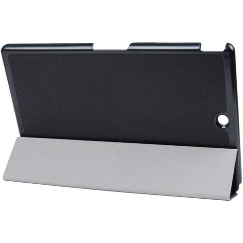 Custer Coque Pour Sony Xperia Z3 Tablet Compact,Pu-Cuir Étui Housse Pour Sony Xperia Z3 Tablet Compact-Noir