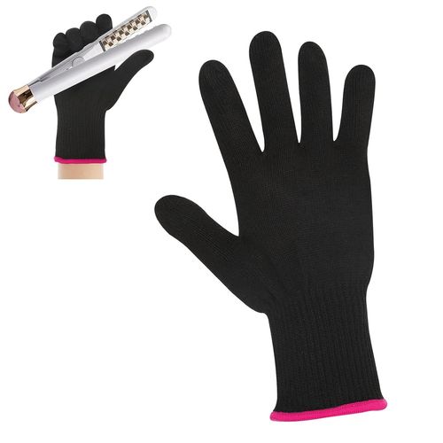 Gant Professionnel Résistant À La Chaleur Pour Coiffure,Fer À Friser,Fer À Friser,Fer À Friser,Gants De Blocage De La Chaleur Pour Main Gauche Et Droite 1 Pièce