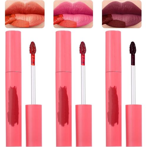 3 Pcs Lip Tint Stain Peel Off Set Matte Magic Tattoo Lip Liner Highly Pigmented Brillant À Lèvres Coloré Peel Off Lip Stain Rouge À Lèvres Peel Off Peel Off Lip Liner Set Lip Tint Stain Peel Off Set 