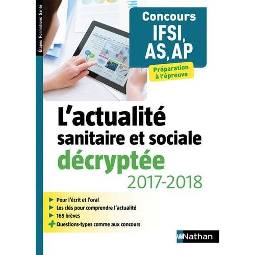 L'actualité Sanitaire Et Sociale Décryptée Pour Ifsi/As/Ap