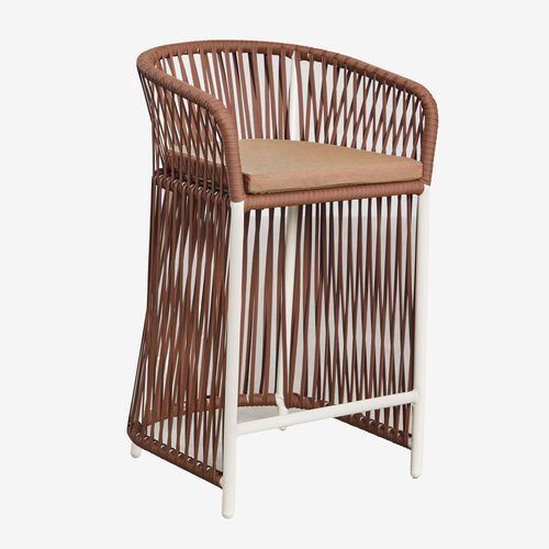 Lot De 2 Tabourets Hauts Sophie Nu Brun ¿65 Cm