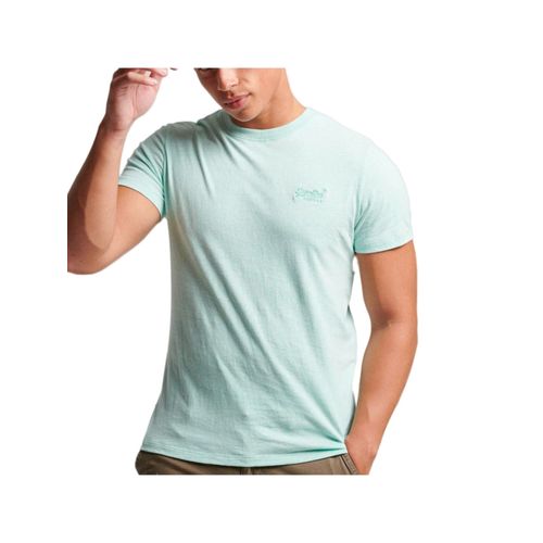 T Shirt Superdry Essential Logo Homme Vert