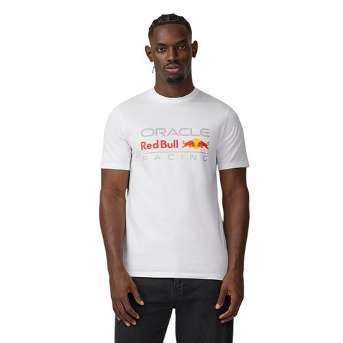 T-Shirt Unisexe Oracle Rb Racing Avec Grand Logo Sur Le Devant ¿ Bleu Skipper