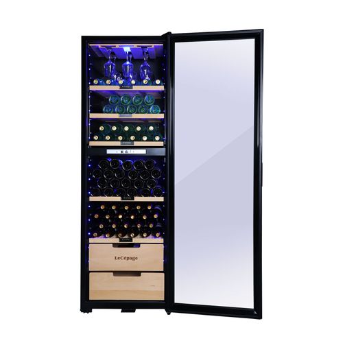 Cave à vin service AGCV230VN2Z1D multi-températures Lecépage 173 à 231 bouteilles 2 zones 442 litres (LeCépage)