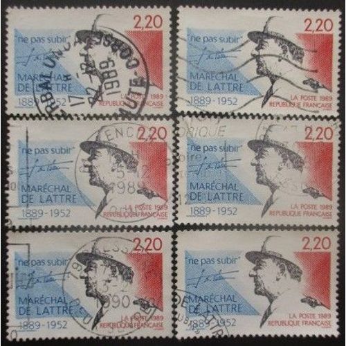 France N°2611 X 6 Oblitéré