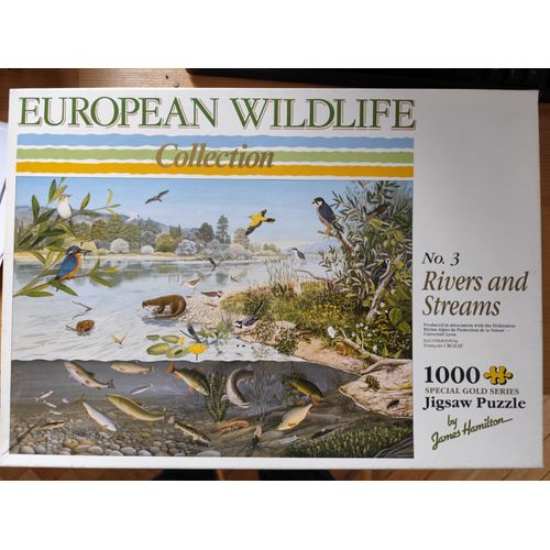 Puzzle European Wildlife N° 3 Rivières Et Fleuves Jigsaw