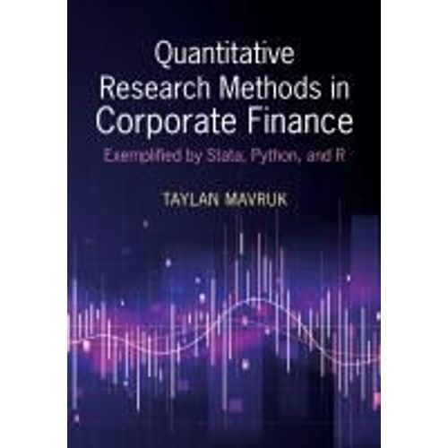 Quantitative Research Methods In Corporate Finance