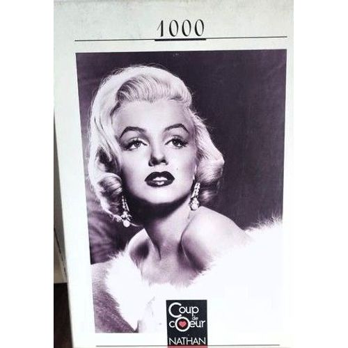 Puzzle Nathan "Coup De C?Ur" 1000 Pièces Marilyn Monroe, Ean: 3254775507609