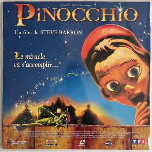 Laserdisc Pinocchio De Steve Barron 1996 Vf
