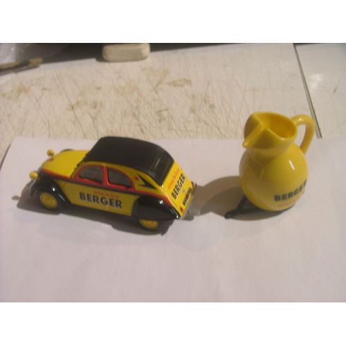 1/43 Norev - Citroën 2 Cv Azlp Berger + Sa Remorque