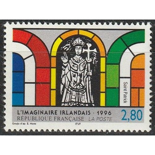 L'imaginaire Irlandais, Émission Commune Avec L'irlande. Saint Patrick. Timbre Neuf** 1996 N° 2993