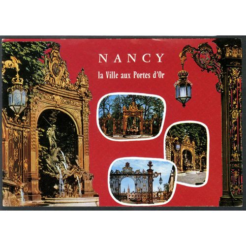 Carte Postale Nancy, La Ville Aux Portes D'or, 1969