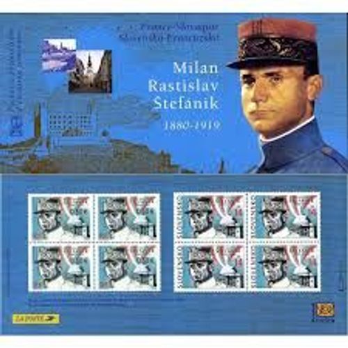 Hommage À Milan Rastislav Stéfanik Émission Commune France/Slovaquie Pochette Souvenir N° 20 Année 2003 N° 3554 Yvert Et Tellier Luxe