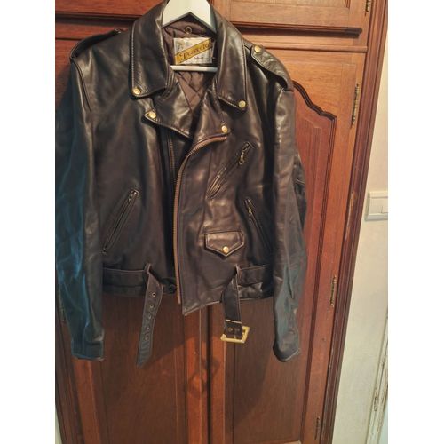 Perfecto En Cuir Schott Neuf