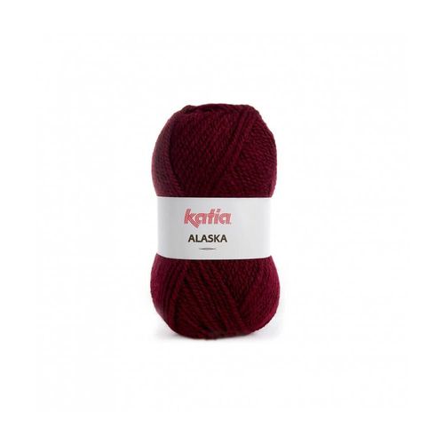 Laine À Tricoter Alaska - Katia 12 Rouge
