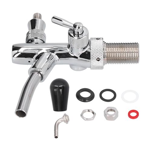 Robinet de bière G5/8 en laiton et acier inoxydable, réglable, bonne étanchéité, robinet de fût de bière pour Bars, hôtels et Restaurants