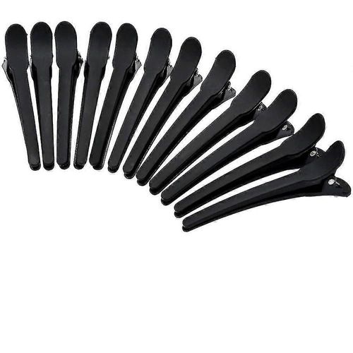 12pcs Combi-Clip Hair Clips Hair Clips Hair Clip Hair Clip Compartiment Clips Hair Clips Combi En Plastique Noir