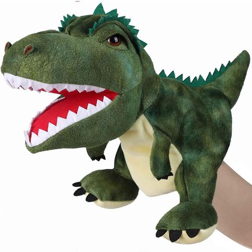 Marionnette Dinosaure En Peluche Avec Bouche Mobile Ouverte Pour Le Jeu Imaginatif, Jeu De Rôle, Cadeau D¿Anniversaire Jouet Interactif Pour Les Enfants