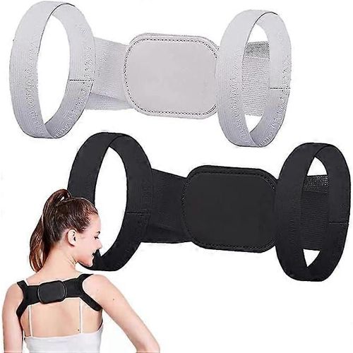 2pcs Posture Pro Fix Correcteur De Cou Et D¿Épaule Pour Enfants Et Adultes, Correction De Bossu Réglable Ceinture De Redressement Pour Dos 