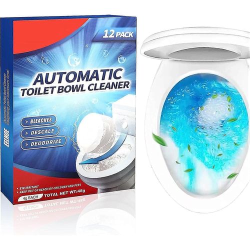 Pastilles de nettoyant pour toilettes, pastilles de nettoyant pour toilettes, pastilles de toilette, citerne, détartrant extra fort pour les sanitaires, en particulier le calcaire tenace et les calcul