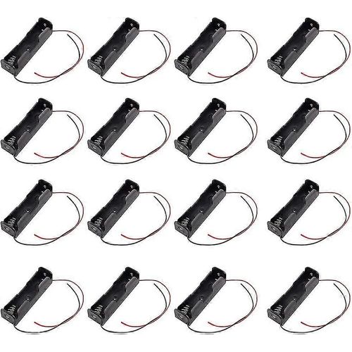 16pcs Aa Support De Batterie 3.7 V 18650 Support De Batterie Avec Fils