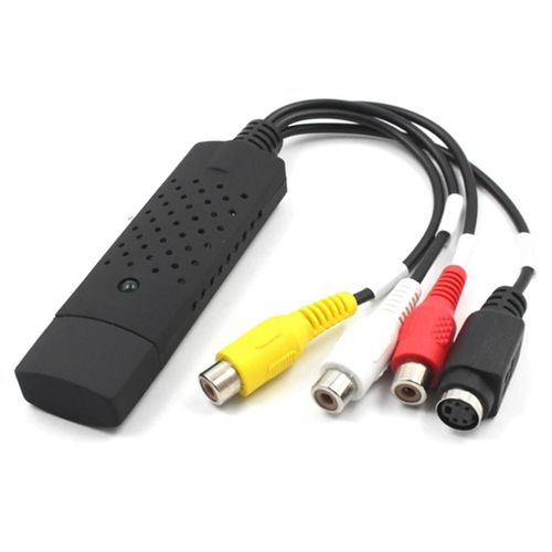 Carte de capture vidéo USB, convertisseur audio vidéo pour RCA vers USB Convertir Mini DV VCR Hi8 DVD en numérique