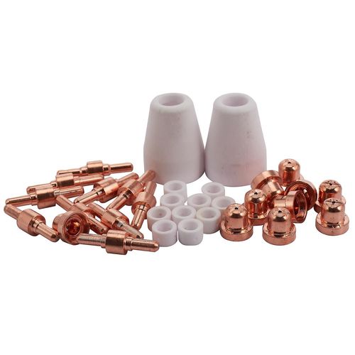 32pcs Pour PT 31 LG-40 40a Taille Standard Plasma De Découpe Torche Cutter Consommables Buse À Pointe Étendue