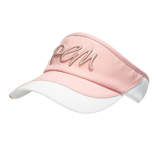 Visière Broderie Vide Top Hat Chapeaux De Soleil Pour Dames Casquette De Sport D¿Été Casquette De Baseball De Golf Ajustable En Plein Air