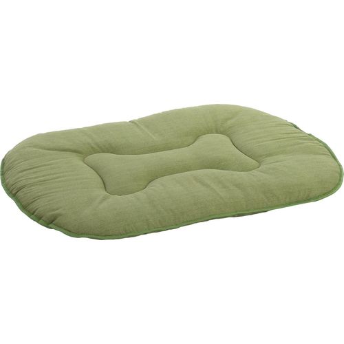 Coussin Pour Chien Firenze Fin Ovale Vert-71x51x3cm-Idéal Pour Cocker Spaniel,Beagle,Shetland Sheepdog,Shiba Inu & Whippet