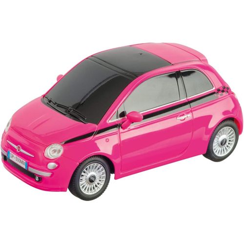 Motors-Fiat 500 Pink Edition-Modèle À L'échelle 1:24-Jusqu'à 20 Km/H De Vitesse-Voiture De Jeu Enfant-63554