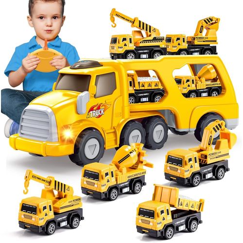 Voiture Télécommandée Enfant 1 2 3 4 5 6 Ans,Cadeau Enfant 1-6 Ans Garcon Camion Transporteur Voiture Telecommandé Enfant 1-6 Ans Jouet Garcon 1-6 Ans Voiture Teleguidee Enfant Voiture Rc Car
