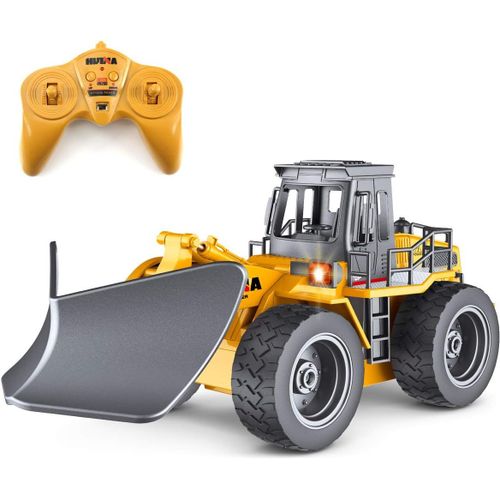 Rc Camion Télécommandé Chasse-Neige 6 Canaux 2,4 G Alliage Balayeuse À Neige Véhicule 4wd Tracteur Jouet Avec Lumières Pour Enfants