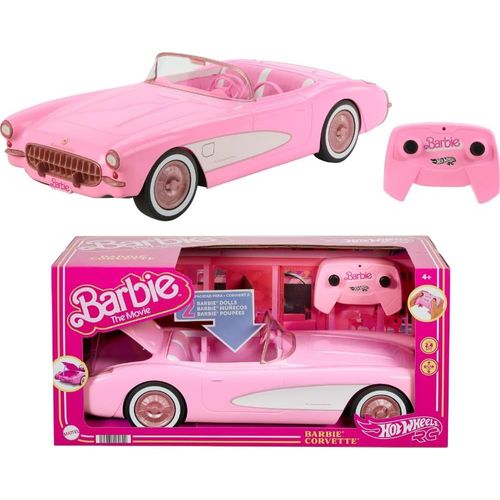 Voiture Télécommandée,Barbie Le Film-Voiture Corvette Radiocommandée À Piles Tirée Du Modèle Réel Stingray 1956,En Métal,À Collectionner,Jouet Enfant,Ados Et Adultes,Hpw40