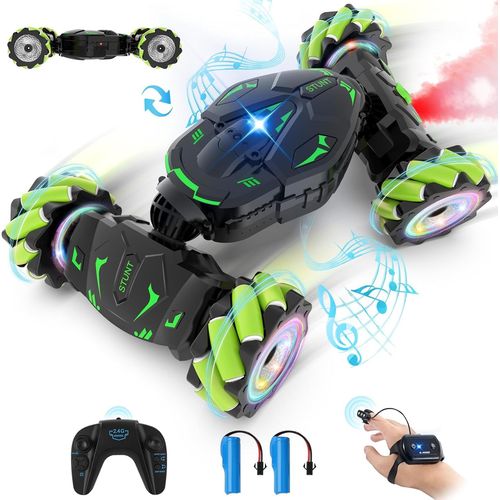 Voiture Télécommandée 1:14 Stunt Car Drift Jouet 4wd 2,4 Ghz 360 Rotation Voiture Télécommandée Avec Commande Manuelle Cadeau Garçon Enfants À Partir De 5 6 8 9 10 Ans