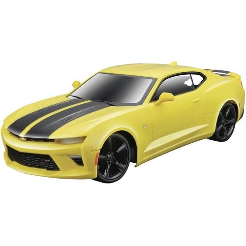 Tech R/C Chevrolet Camaro Ss Voiture Télécommandée À L'échelle 1/24 2,4 Ghz Avec Poignée Pistolet À Commande À Partir De 5 Ans 20cm Jaune(581516)