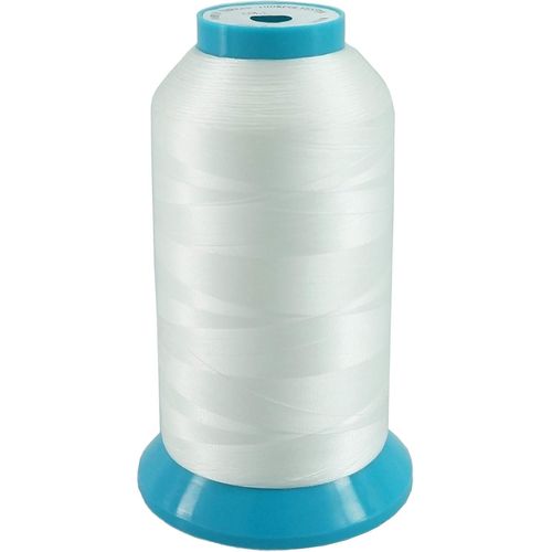 Blanc 5000M(5500Y) Polyester Fil Machine À Broder Fil De Canette/Canette De Brodeuse Pour Brother/Babylock/Janome/Kenmore/Singer Machine À Broder Et À Coudre