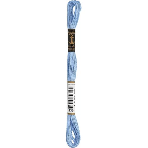 Anchor Sticktwist 4635000-00130 Fil À Broder 100% Coton Bleu Ciel